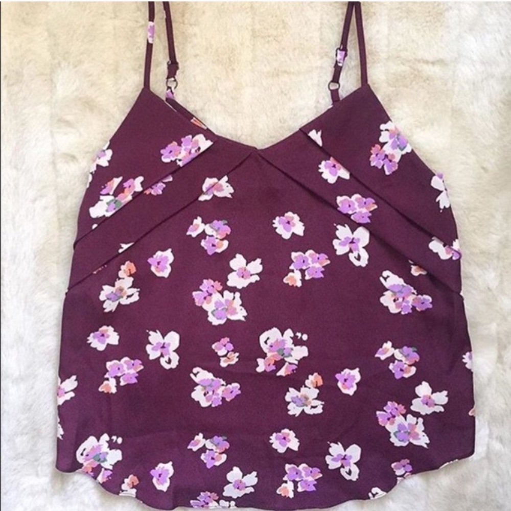 Floral Spaghetti Strap Top